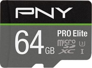 PNY P-SDU64GV31100PRO-GE 64GB kaina ir informacija | Atminties kortelės telefonams | pigu.lt