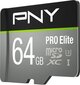 PNY P-SDU64GV31100PRO-GE 64GB kaina ir informacija | Atminties kortelės telefonams | pigu.lt