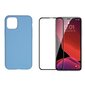 360 protection Set -telefono dėklas silikoninis - mėlyna + grūdinto stiklo ekrano apsauga, skirtas iPhone 11 Pro kaina ir informacija | Telefono dėklai | pigu.lt