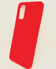 Чехол ALCANTARA для Samsung Galaxy 20S Ultra RED цена и информация | Чехлы для телефонов | pigu.lt