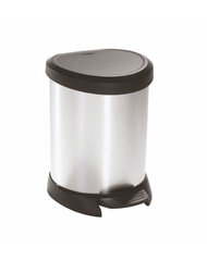 Бак для мусора Curver, 5 л, серый цена и информация | Мусорные баки | pigu.lt