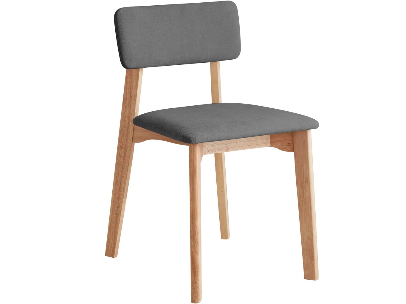 Kėdė Notio Living Mickey, šviesiai ruda/pilka kaina ir informacija | Virtuvės ir valgomojo kėdės | pigu.lt