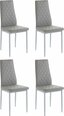 Комплект из 4-х стульев Notio Living Barak, серый