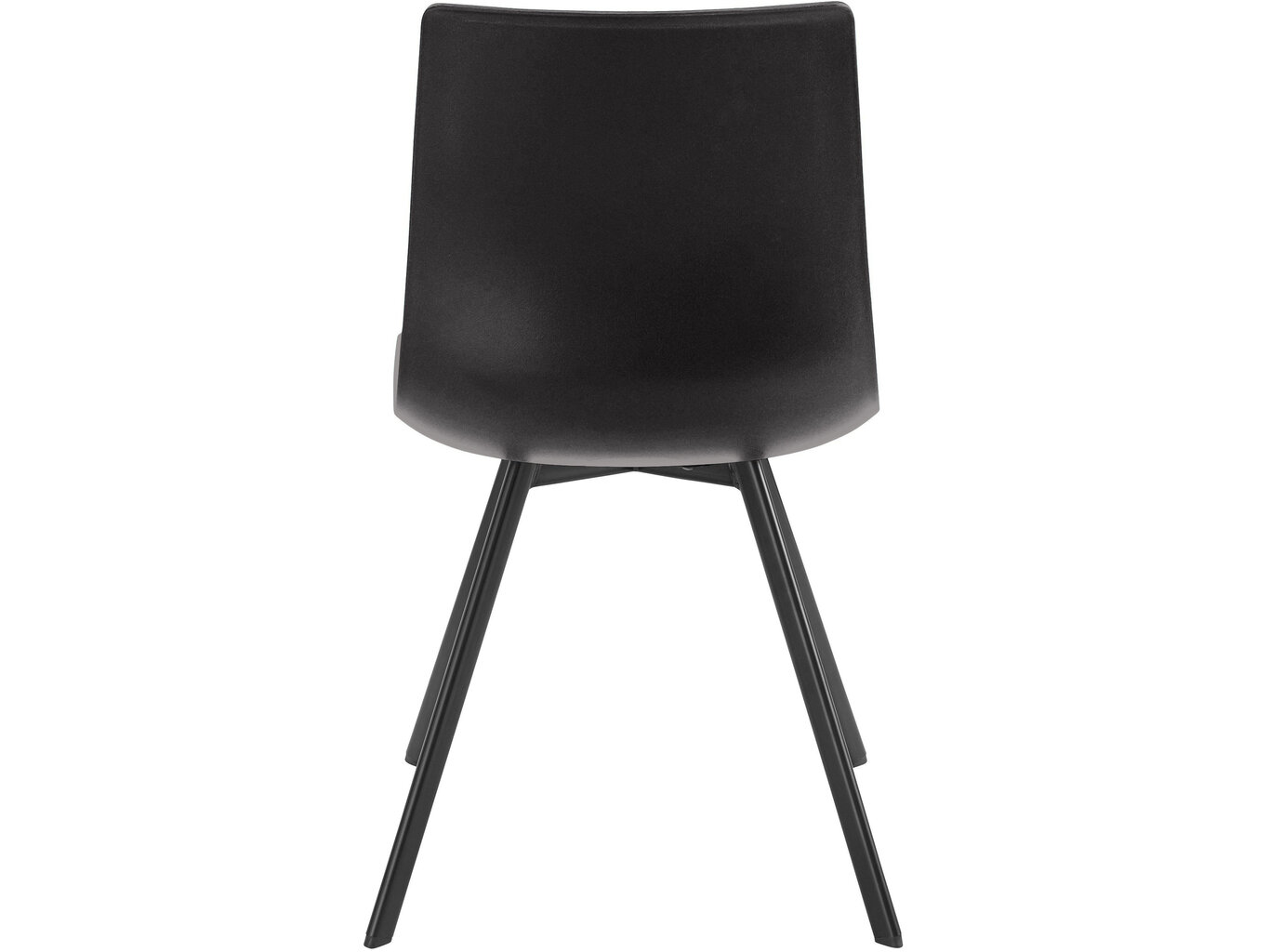 2-jų kėdžių komplektas Notio Living Lala, juodas kaina ir informacija | Virtuvės ir valgomojo kėdės | pigu.lt