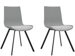 2-jų kėdžių komplektas Notio Living Lala, pilkas