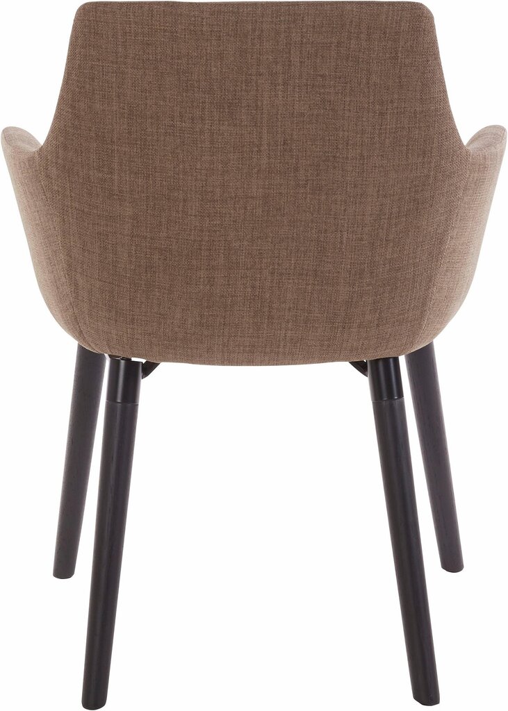 2-jų kėdžių komplektas Notio Living Buckley, rudas kaina ir informacija | Virtuvės ir valgomojo kėdės | pigu.lt