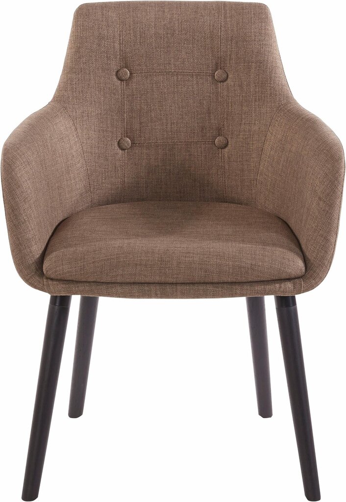 2-jų kėdžių komplektas Notio Living Buckley, rudas kaina ir informacija | Virtuvės ir valgomojo kėdės | pigu.lt