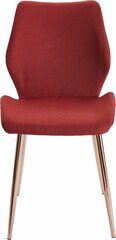 2-jų kėdžių komplektas Notio Living Astor, raudonas цена и информация | Стулья для кухни и столовой | pigu.lt
