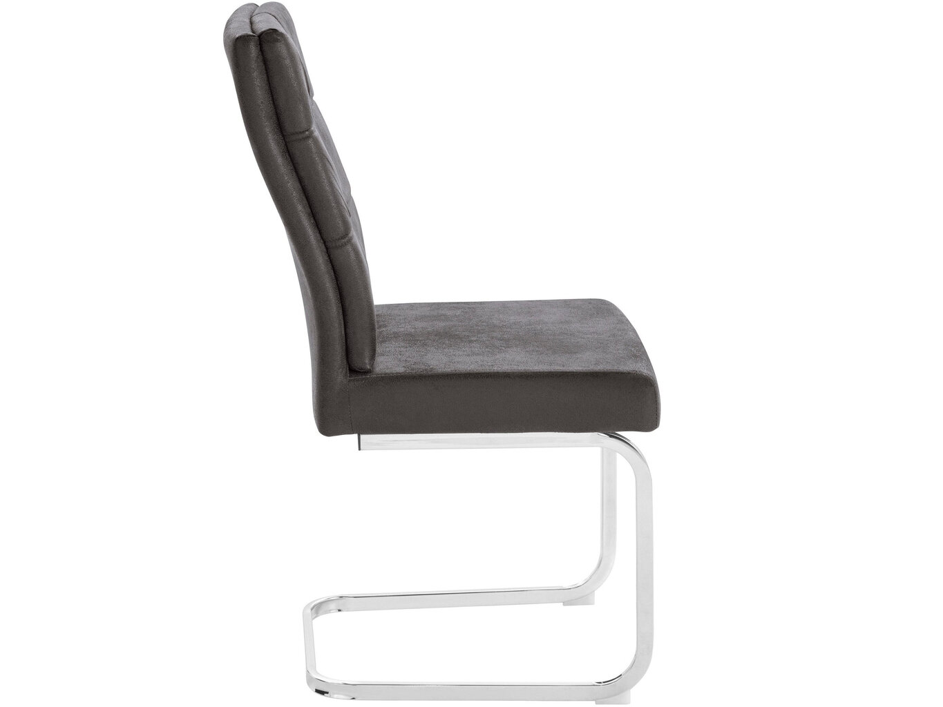 2-jų kėdžių komplektas Notio Living Lagona, tamsiai pilkas цена и информация | Virtuvės ir valgomojo kėdės | pigu.lt