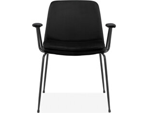 2-jų kėdžių su porankiais komplektas Notio Living Heino, juodas цена и информация | Стулья для кухни и столовой | pigu.lt