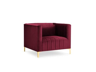Fotelis Micadoni Home Annite, raudonos/auksinės spalvos kaina ir informacija | Svetainės foteliai | pigu.lt
