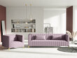 Fotelis Micadoni Home Annite, šviesiai violetinis/auksinės spalvos kaina ir informacija | Svetainės foteliai | pigu.lt
