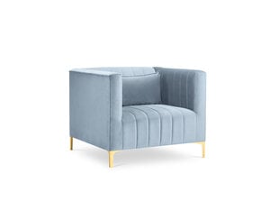Кресло Micadoni Home Annite, светло-синее/золотистое цена и информация | Кресла в гостиную | pigu.lt