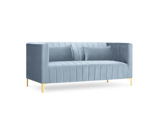 Sofa Micadoni Home Annite 2S, šviesiai mėlyna kaina ir informacija | Sofos | pigu.lt