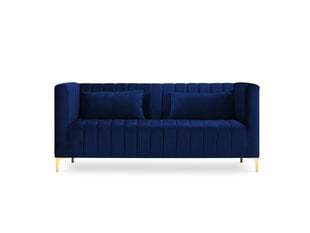 Sofa Micadoni Home Annite 2S, mėlyna kaina ir informacija | Sofos | pigu.lt