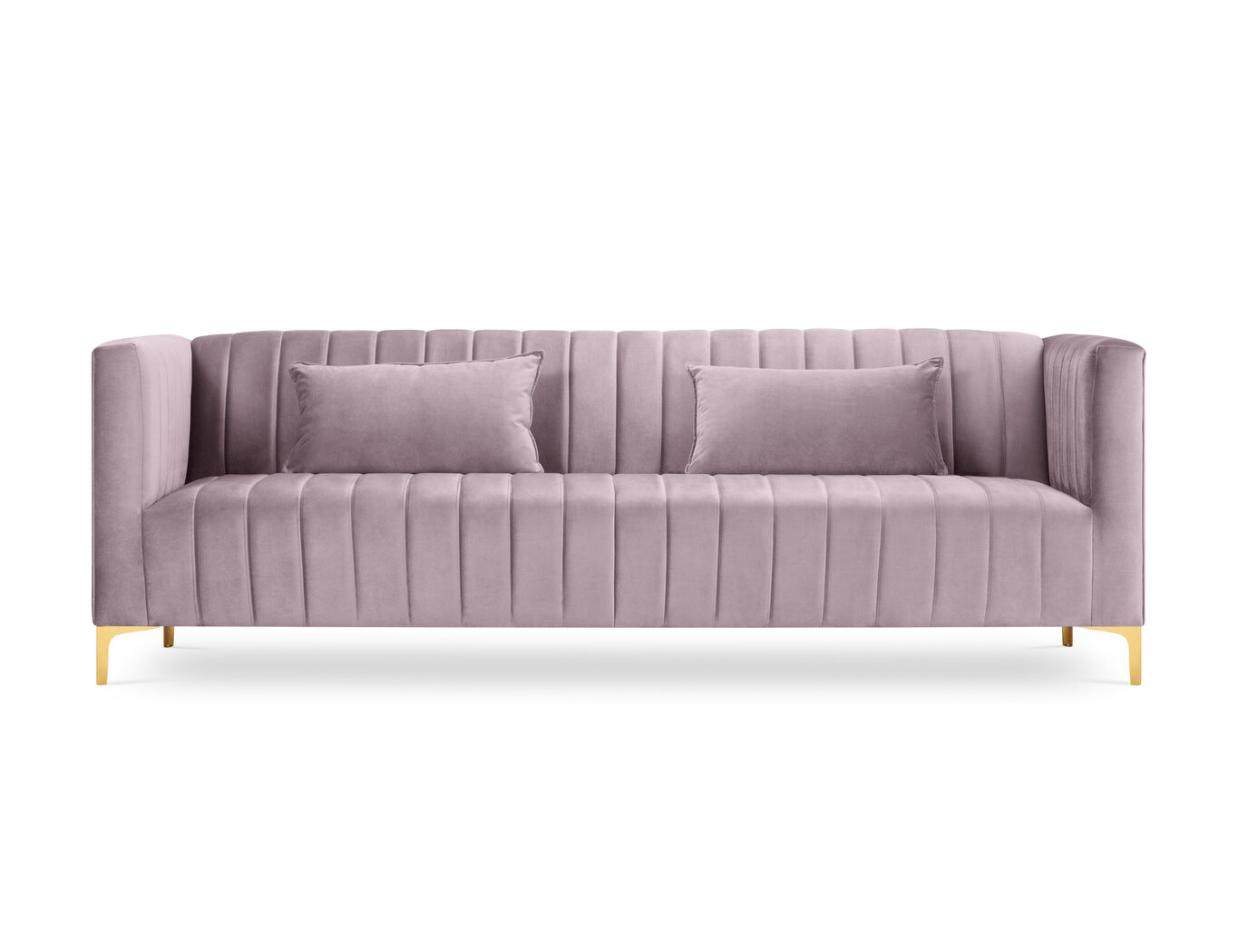 Sofa Micadoni Home Annite 3S, šviesiai violetinė цена и информация | Sofos | pigu.lt