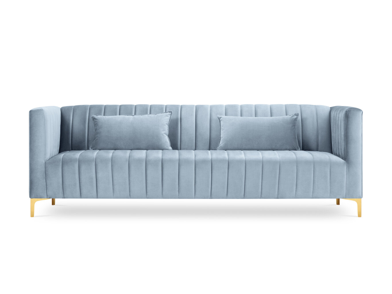 Sofa Micadoni Home Annite 3S, šviesiai mėlyna цена и информация | Sofos | pigu.lt