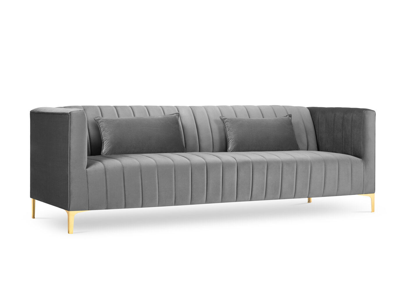 Sofa Micadoni Home Annite 3S, šviesiai pilka цена и информация | Sofos | pigu.lt