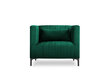 Fotelis Micadoni Home Annite, žalias/juodas kaina ir informacija | Svetainės foteliai | pigu.lt