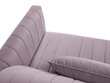 Sofa Micadoni Home Annite 2S, šviesiai violetinė/juoda kaina ir informacija | Sofos | pigu.lt