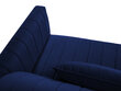 Sofa Micadoni Home Annite 3S, mėlyna/juoda kaina ir informacija | Sofos | pigu.lt
