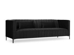 Sofa Micadoni Home Annite 3S, juodos spalvos kaina ir informacija | Sofos | pigu.lt