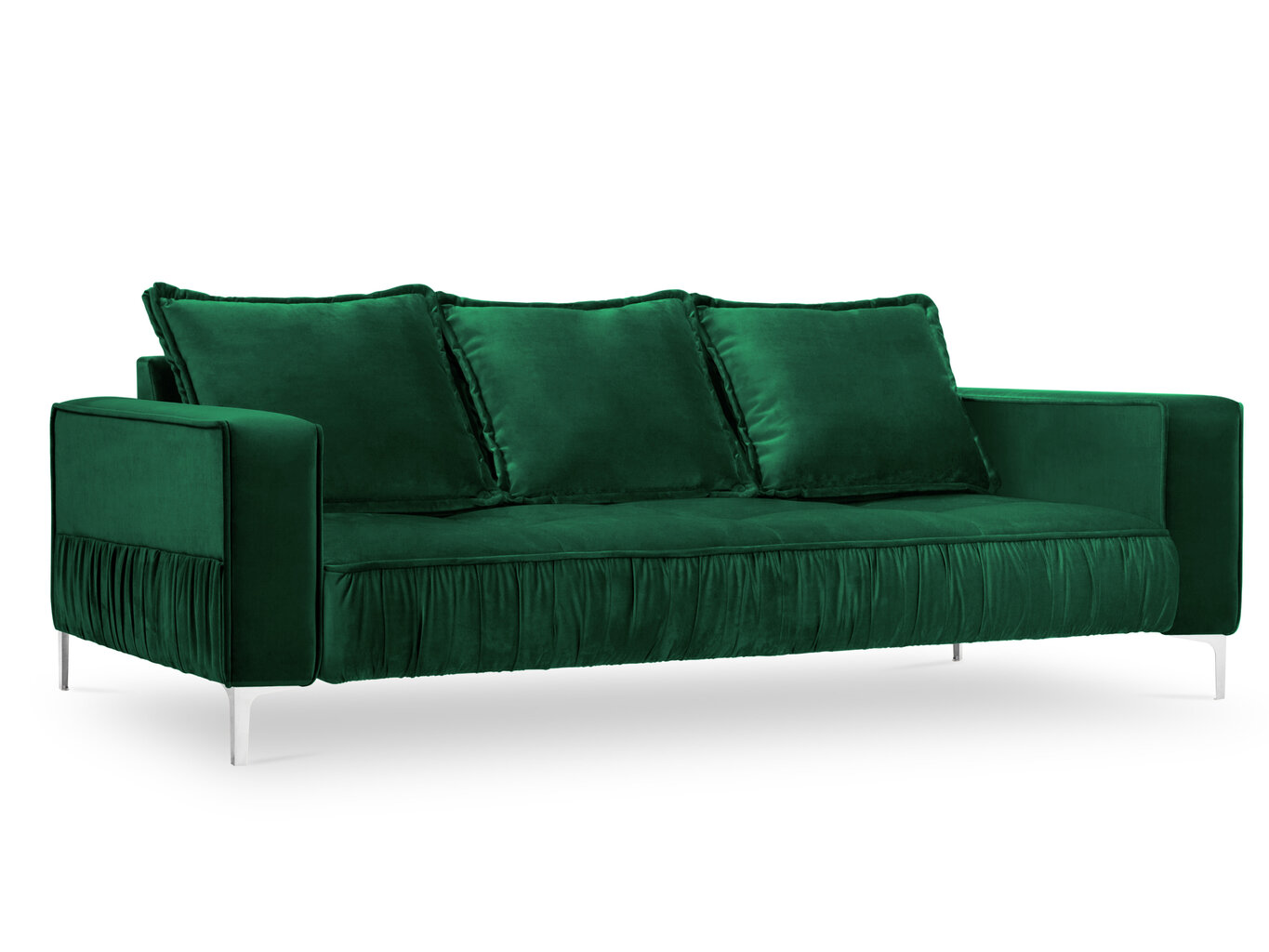 Sofa Micadoni Home Jardanite 3S, žalia kaina ir informacija | Sofos | pigu.lt