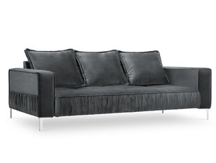 Sofa Micadoni Home Jardanite 3S, pilka kaina ir informacija | Sofos | pigu.lt