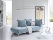 Kušetė Micadoni Home Jardanite 2S, šviesiai mėlyna kaina ir informacija | Sofos | pigu.lt