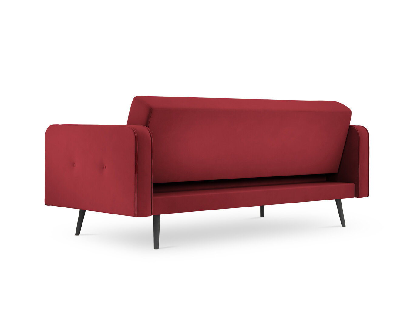 Sofa Micadoni Home Jasper 3S, raudona kaina ir informacija | Sofos | pigu.lt