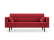 Sofa Micadoni Home Jasper 3S, raudona kaina ir informacija | Sofos | pigu.lt