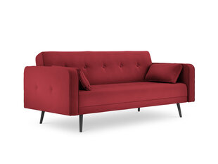 Sofa Micadoni Home Jasper 3S, raudona kaina ir informacija | Sofos | pigu.lt