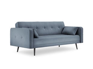 Sofa Micadoni Home Jasper 3S, šviesiai mėlyna kaina ir informacija | Sofos | pigu.lt