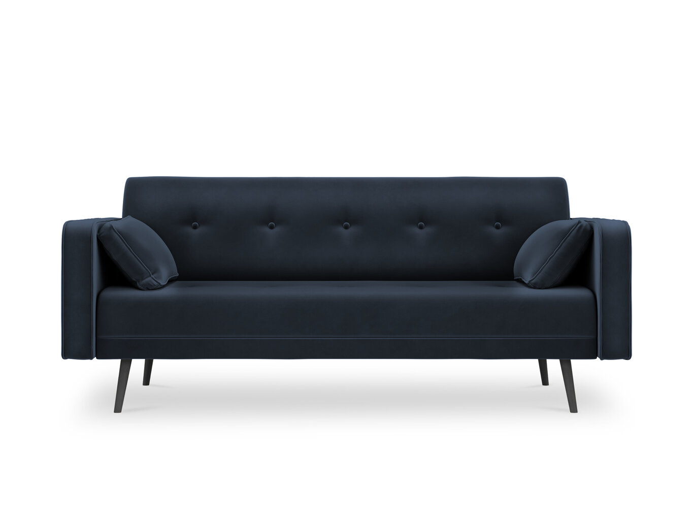 Sofa Micadoni Home Jasper 3S, tamsiai mėlyna kaina ir informacija | Sofos | pigu.lt