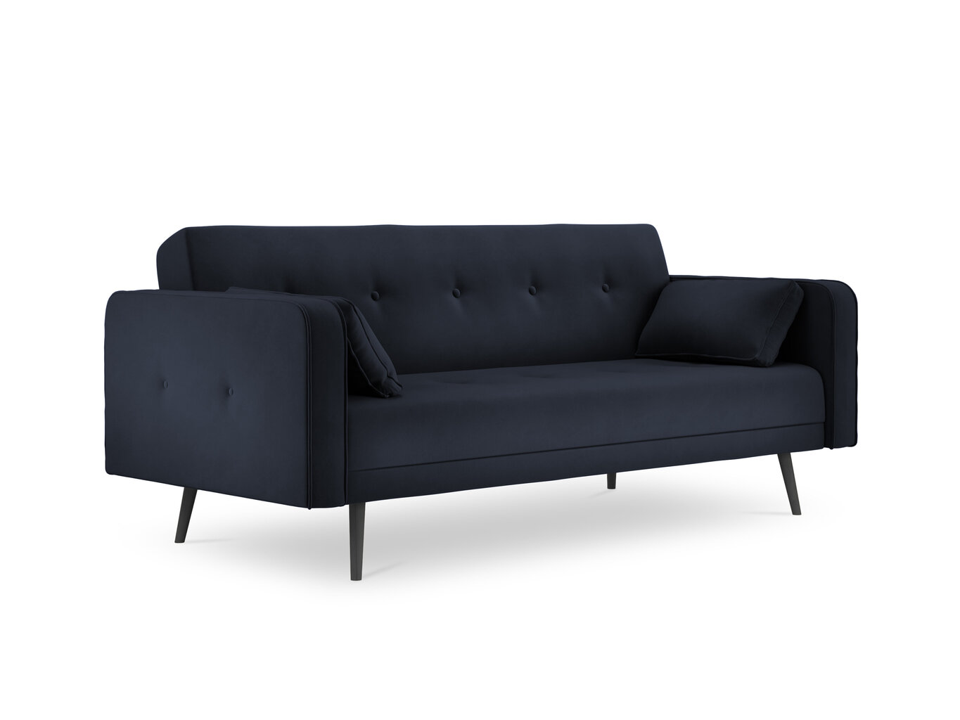 Sofa Micadoni Home Jasper 3S, tamsiai mėlyna цена и информация | Sofos | pigu.lt