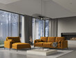 Sofa Micadoni Home Jade 3S, geltona kaina ir informacija | Sofos | pigu.lt