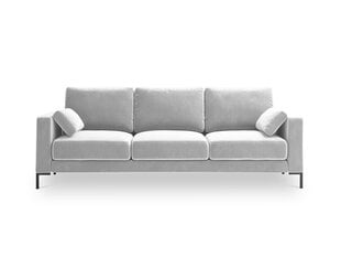 Sofa Micadoni Home Jade 3S, sidabrinė kaina ir informacija | Micadoni Home Baldai ir namų interjeras | pigu.lt