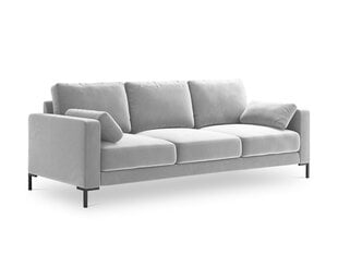 Sofa Micadoni Home Jade 3S, sidabrinė kaina ir informacija | Micadoni Home Baldai ir namų interjeras | pigu.lt