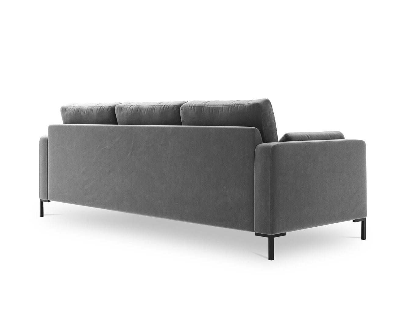 Sofa Micadoni Home Jade 3S, pilka kaina ir informacija | Sofos | pigu.lt