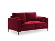 Sofa Micadoni Home Jade 2S, raudona kaina ir informacija | Sofos | pigu.lt