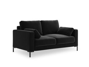 Sofa Micadoni Home Jade 2S, juoda kaina ir informacija | Sofos | pigu.lt