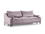 Sofa Micadoni Home Rutile 3S, šviesiai violetinė