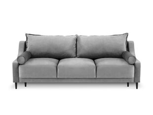 Sofa Micadoni Home Rutile 3S, pilka kaina ir informacija | Sofos | pigu.lt