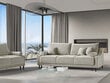 Sofa Micadoni Home Rutile 3S, smėlio spalvos цена и информация | Sofos | pigu.lt