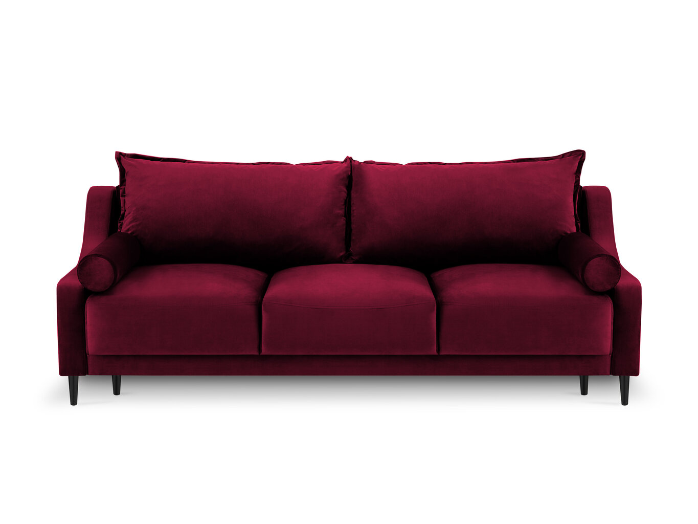Sofa Micadoni Home Rutile 3S, raudona цена и информация | Sofos | pigu.lt