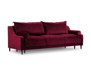 Sofa Micadoni Home Rutile 3S, raudona kaina ir informacija | Sofos | pigu.lt