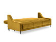 Sofa Micadoni Home Rutile 3S, geltona цена и информация | Sofos | pigu.lt