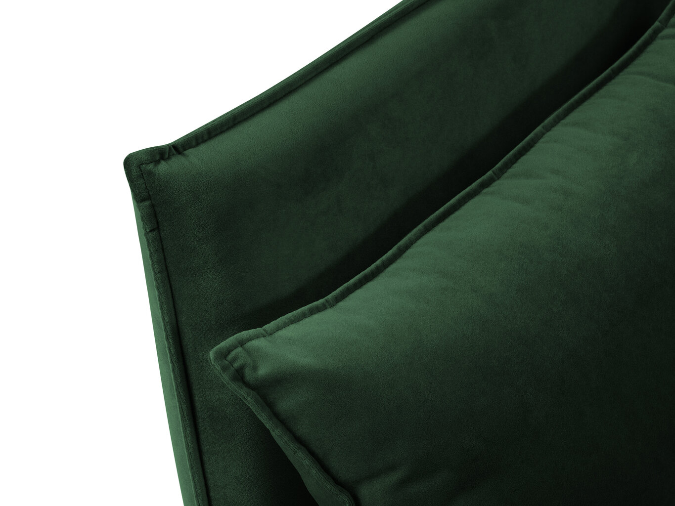 Fotelis Micadoni Home Agate, žalias/juodas kaina ir informacija | Svetainės foteliai | pigu.lt