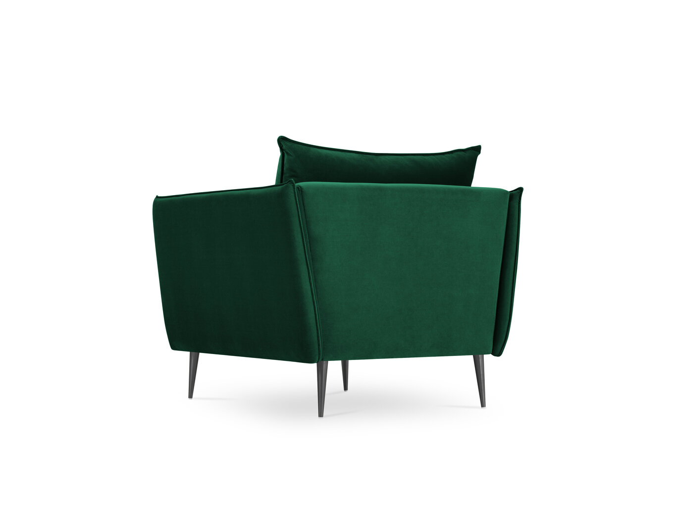 Fotelis Micadoni Home Agate, žalias/juodas kaina ir informacija | Svetainės foteliai | pigu.lt