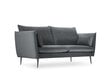 Sofa Micadoni Home Agate 2S, pilka kaina ir informacija | Sofos | pigu.lt